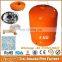 SUPPLY PROPANE BUTANE 3KG LPG GAS CYLINDER, PORTABLE EMPTY LPG CYLINDER, GAS CYLINDER WITH BURNER HEAD FOR CAMPING GAS COOKER