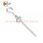 Pole line fitting J bolt hook bolt /YJBH series long type Pig tail Hook