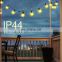 25FT 25 pcs G40 LED Bulb Solar String Light Outdoor for Garden Patio Wedding