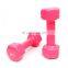 Factory Wholesale Fitness Bodybuilding Dipped Dumbbell Vinyl Neoprene Coated Dumbbell Weights