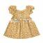 X1632/Hot selling special boutique dresses t shirt short pants daisy flower set for toddle girls