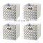 Foldable Non Woven Cube Storage Organizer Printed Kid Toys Cloth Linen Storage Box Clothes Storage Box