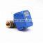 2 Way 12V 2Piece mini  Ball Valve On Off Electric Motorized Water Flow Control Ball Valve