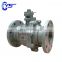 Flange Connection Temperature 425 Degree WCB Floating Ball Valve With PTFE Sealing