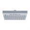 8 inch square stainless steel cover abs body bathroom overhead shower with high pressure big spray