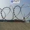 Razor Barbed Wire Roll Cage for Hydraulic Power Plant Switchyard Fence
