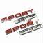 Custom ABS Body Decoration Car Emblem Sticker For Ranger Rover