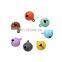 50Pcs 12Mm Beautiful Candy Color Cheap Christmas Bells Copper Loose Metal Beads Jingle Bells Christmas Decoration Pendants