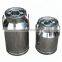 Stainless Steel Aluminum Milk Can Storage Tank for Milk Transport