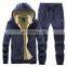 Wholesale Christmas Sale 2-pieces Hooded Men's Extra Large Size Sports and Leisure Sports Jogging Suit Custom Men's Hooded Suit