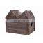 Display Plants Fruits Storage Gift Hamper Heart Shaped Cut Wooden Crates