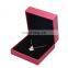 Wholesale Custom Luxury Red Pu Leather Jewelry Packaging Necklace Jewelry Box