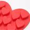 3D DIY Kitchen Accessories Fondant Candy Cake Chocolate Silicone Baking Mold 10 Cavity Love Heart Shaped Breakable Silicone Mold