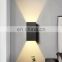 12W Led Wall Light Outside LED Wall Sconce IP65 Waterproof Square Metal Bulkhead Lights