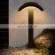 Outdoor Waterproof Led Pillar Light Modern Simple Fan-Shaped Landscape Lighting For Villa Garden Courtyard LED Lawn Lamp