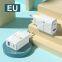2 Ports PD 20W EU US Plug Fast Charger Adapter For iPhone 13 12 11 For Huawei QC 3.0 Mobile Phone Quick Charger