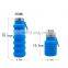 BPA Free 350Ml Collapsable Water Bottle Camping Silicone Cycling Sports Folding Cup Water Bottle Drinkware For Kids