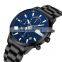 NIBOSI Men Watch Top Brand Luxury Sports Quartz Mens Watches Full Steel Waterproof Chronograph Wristwatch Men Relogio Masculino