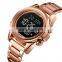 SKMEI new brand 1667 latest  men azan qibla watch digital manufacturers fancy wrist watch stainless steel