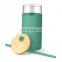 BPA Free Straw cup Silicone Protective Sleeve Glass Cup Glass Tumbler With Bamboo Lid reusable straws