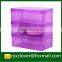 2016 factory supplies clear colorful pp shoe box