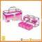 2-Piece Clear Acrylic Make Up Train Case,transparent acrylic makeup box,professional beauty box makeup vanity case                        
                                                Quality Choice