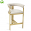 High Bar Chairs Modern Silver Stainless Steel Metal Bar Stools