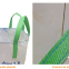 1000kg pp big ton bag with customized printing UV 1 ton jumbo bag beige color bag