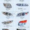 Pièces détachées automobiles OEM de qualité exceptionnelle pour le ZK6129H, systèmes d'éclairage 3714 - 00179, pièces pour bus, phare étanche