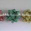 2014 the newest design Glitter with lace decorative border Star Bows or Garland Ribbon Flower For Christmas/Wedding Celebration