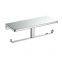 double paper holder 304 stainless steel toilet paper shelf washroom paper box model 8009B