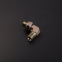 Yonghua 1BG9 Adjustable Swivel 90° Elbow, Hydraulic Oil Tube Transition Elbow, G1/4 Thread Rotatable Stainless Steel Fitting