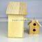 Nature Simple Outdoor Garden Frame Wooden Hanging Birdcage