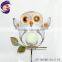 metal glow in dark owl stakes for garden decor
