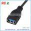 Right Angle Reversible USB 3.1 Type C Male to USB 3.0 Female OTG Data Connector Cable Adapter