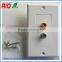 ICC Component RCA couple Audio/Video, F-Type Decora Insert wall plate