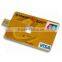 1GB capacity custom printing promotional gift credit card pendrive paper money usb flash drive