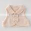 Japanese wholesale products high quality cute ribbon baby vests for girl winter clothes kids wear toddler clothing children