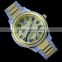 New design luxury fashion high quality metal men quartz watch with dual time