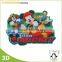 Factory Supply Plastic Postcard 3D Lenticular printing