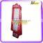 Hot sales electronic products Cardboard Hook Floor Display shelf for supermarket
