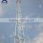 Galvanized steel microwave antenna tower