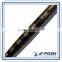 Chocolate brown style parker gel black color ink refill metal ballpoint pen