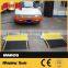 Portable axle weighing pad scales for truck weight