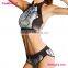 New Fashion Stripes Retro Bikini Swimsuit Set