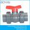 BOYAN pvc trunnion double union ball valve