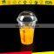 plastic cup disposable/16oz plastic cups with lids and straws wholesale