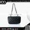 Ladies fashion tote bag custom metal logo for handbags