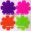 Purple silicone body cleaning brush skin friendly