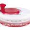 2016 Kitchen Helper Plastic Collapsible Salad Spinner Multifunctional Salad Mixer